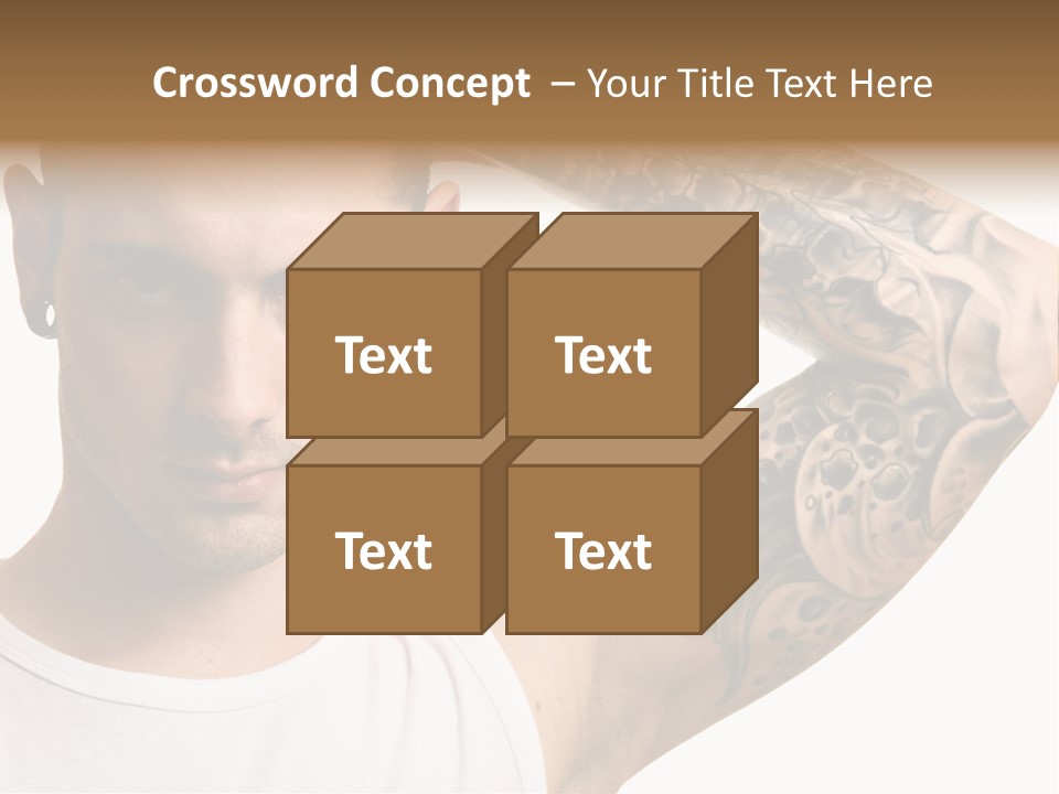 Tattoo Man PowerPoint Template