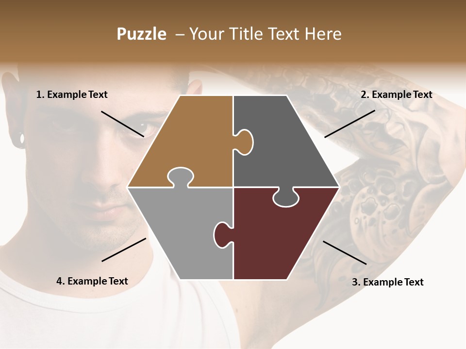 Tattoo Man PowerPoint Template