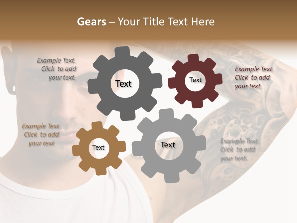 Tattoo Man PowerPoint Template