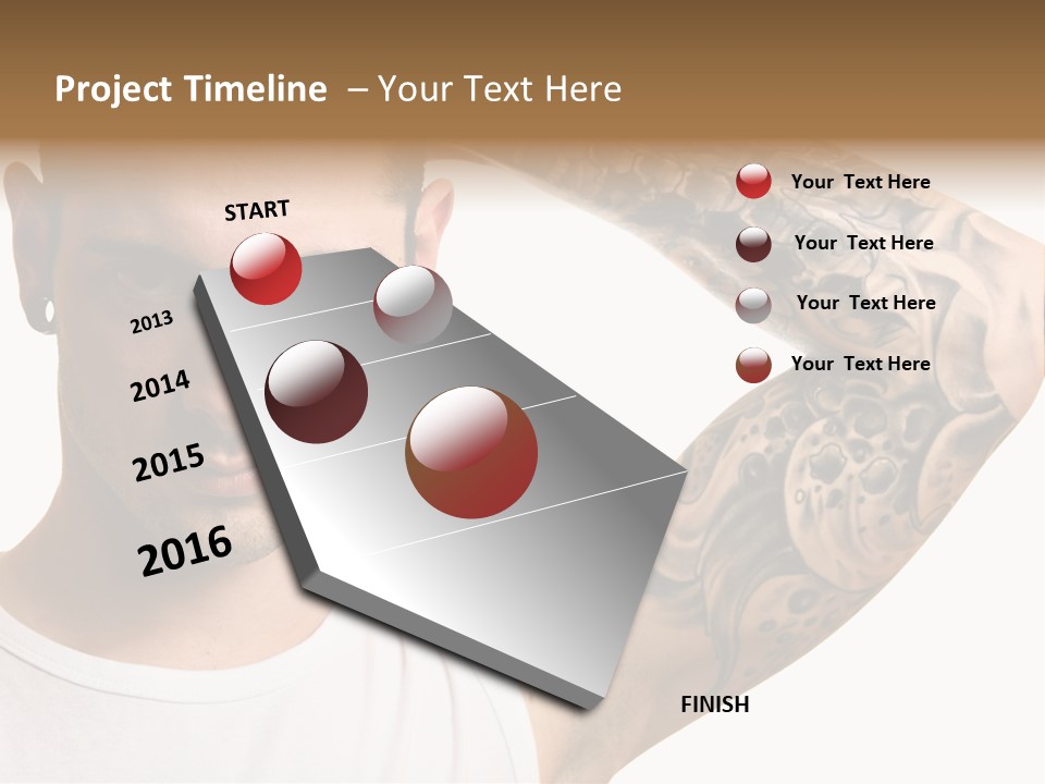 Tattoo Man PowerPoint Template