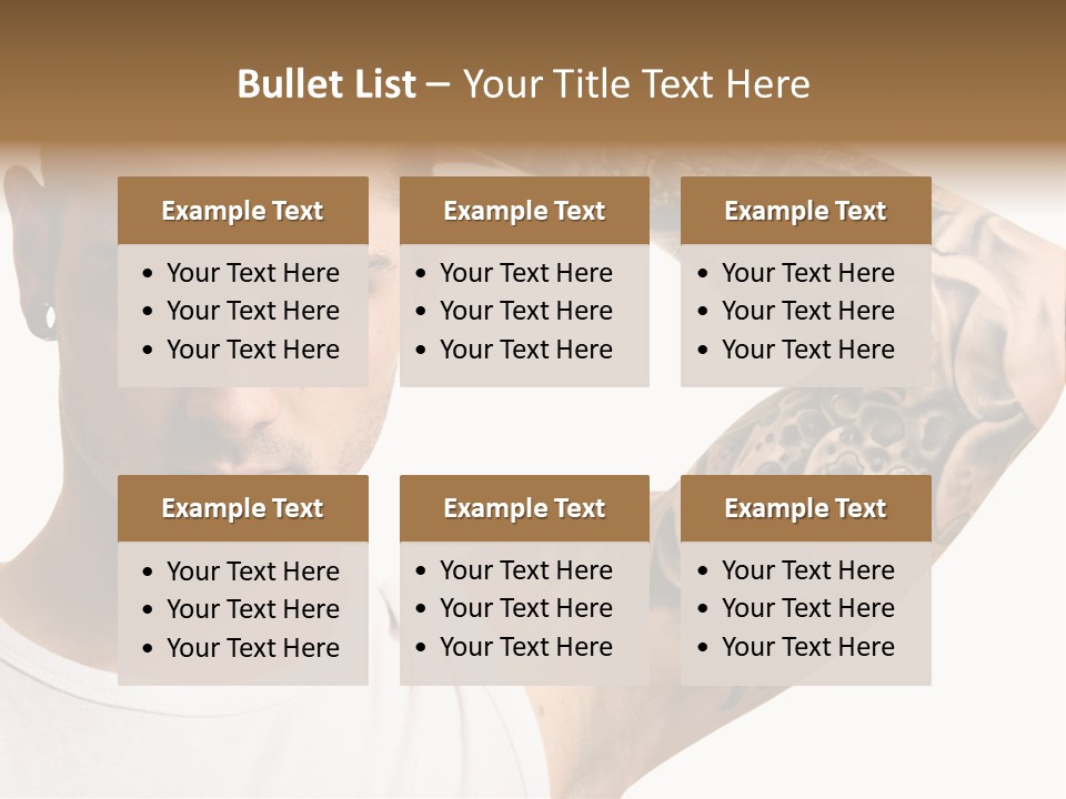 Tattoo Man PowerPoint Template