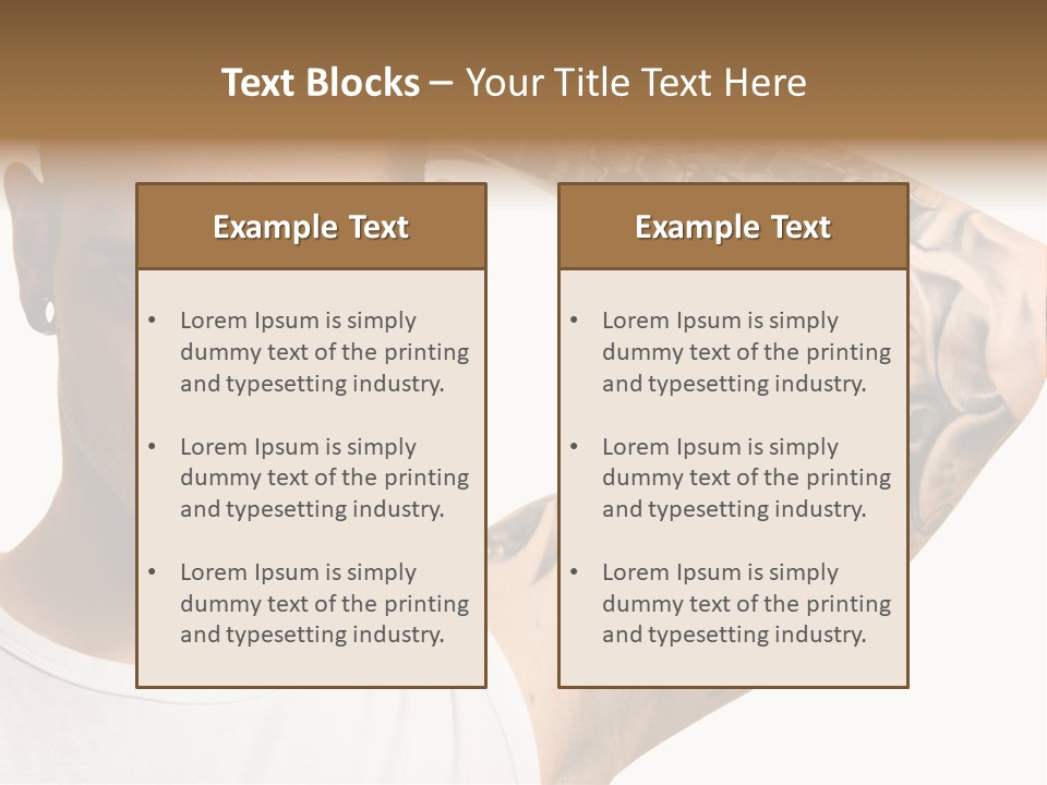 Tattoo Man PowerPoint Template