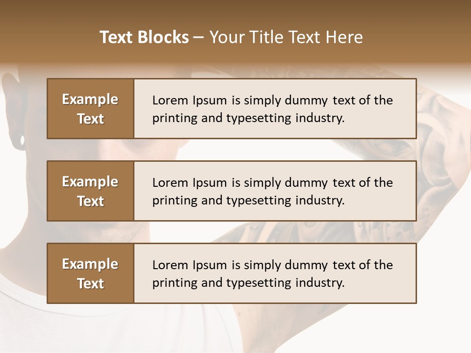 Tattoo Man PowerPoint Template