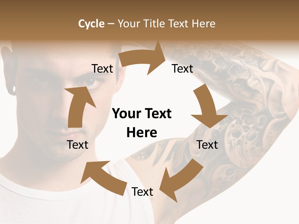 Tattoo Man PowerPoint Template