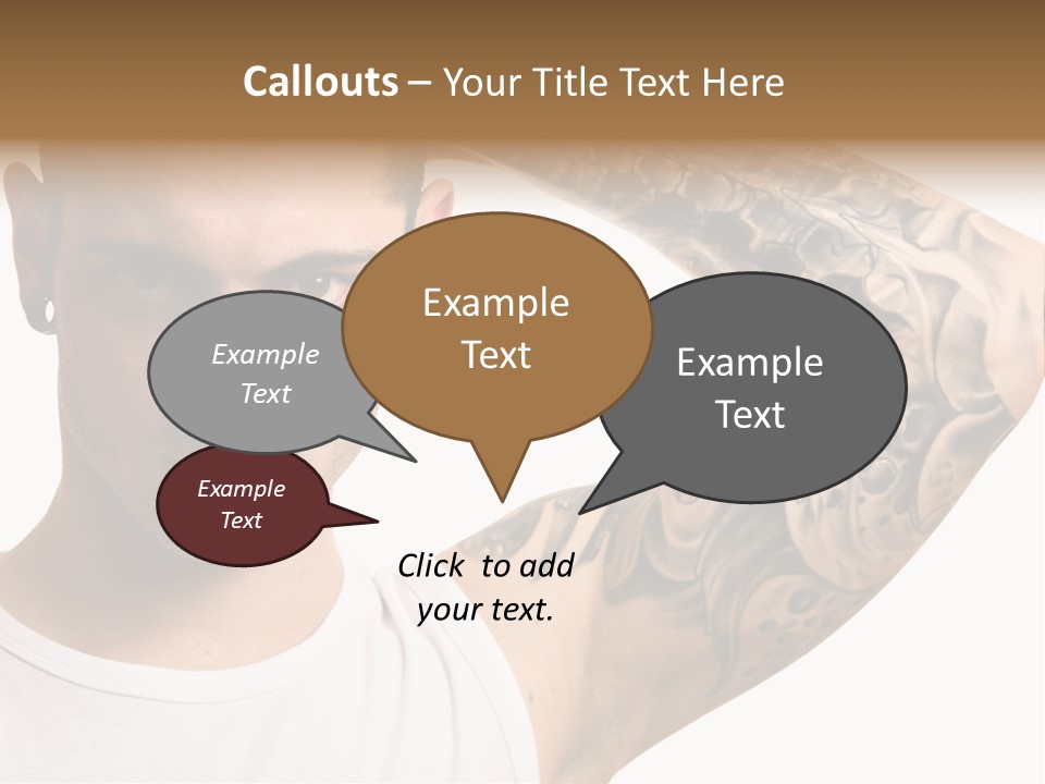 Tattoo Man PowerPoint Template