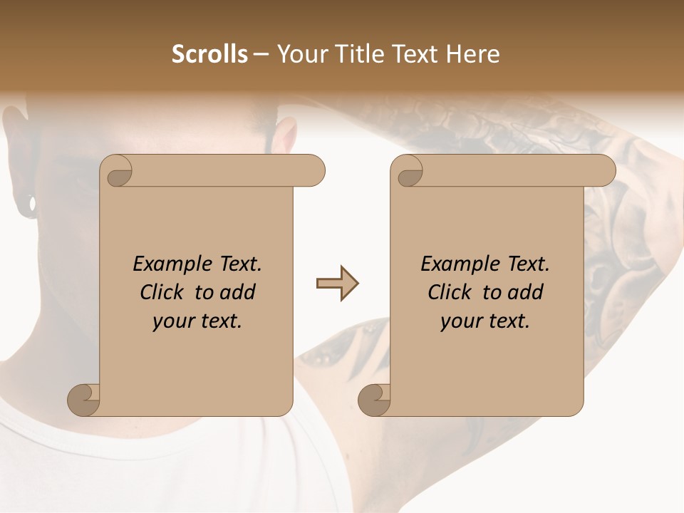 Tattoo Man PowerPoint Template
