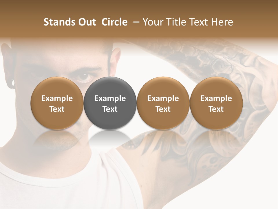 Tattoo Man PowerPoint Template