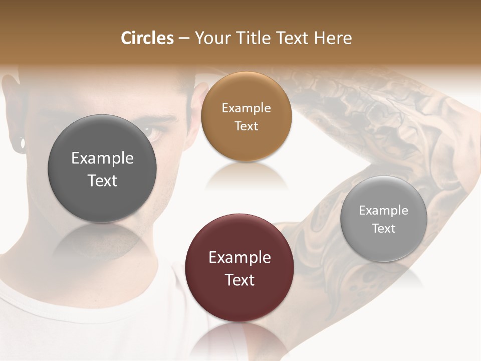 Tattoo Man PowerPoint Template