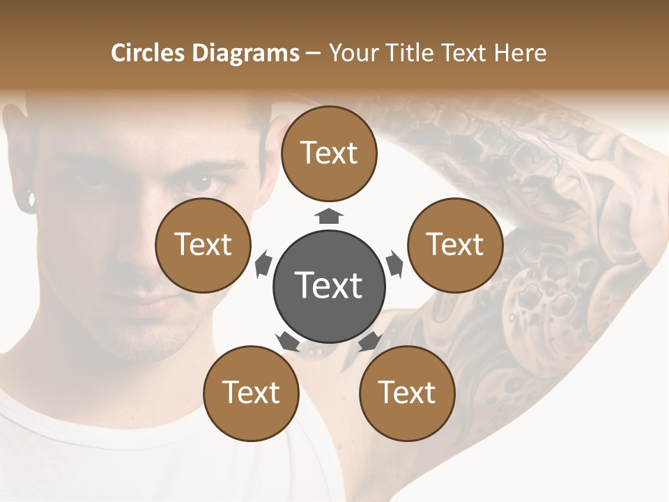 Tattoo Man PowerPoint Template