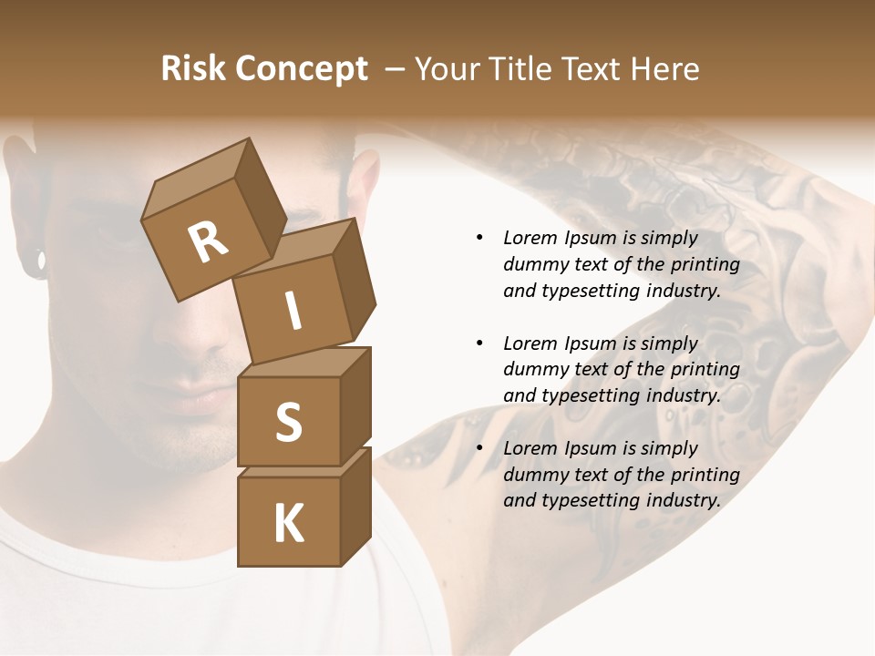 Tattoo Man PowerPoint Template