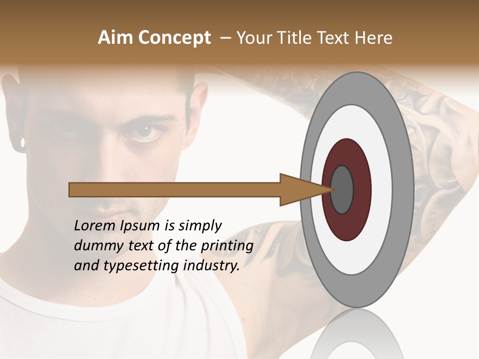Tattoo Man PowerPoint Template