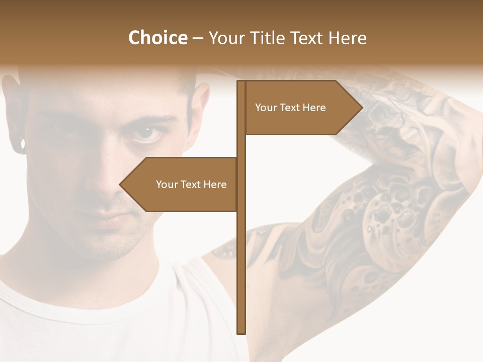 Tattoo Man PowerPoint Template