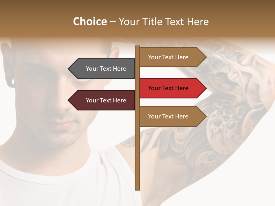 Tattoo Man PowerPoint Template