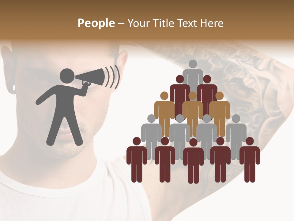 Tattoo Man PowerPoint Template