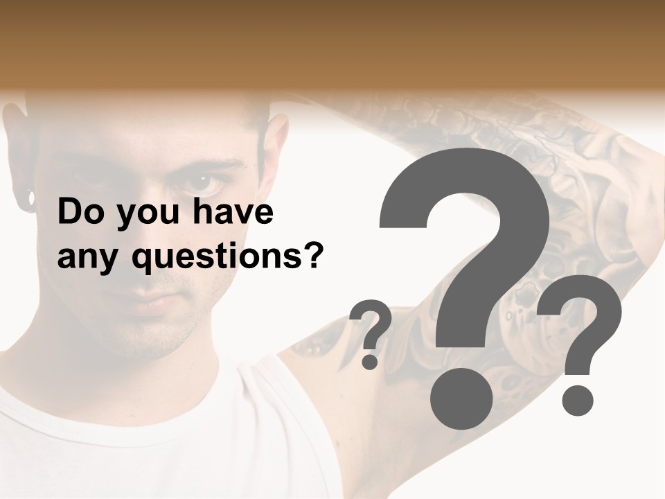 Tattoo Man PowerPoint Template