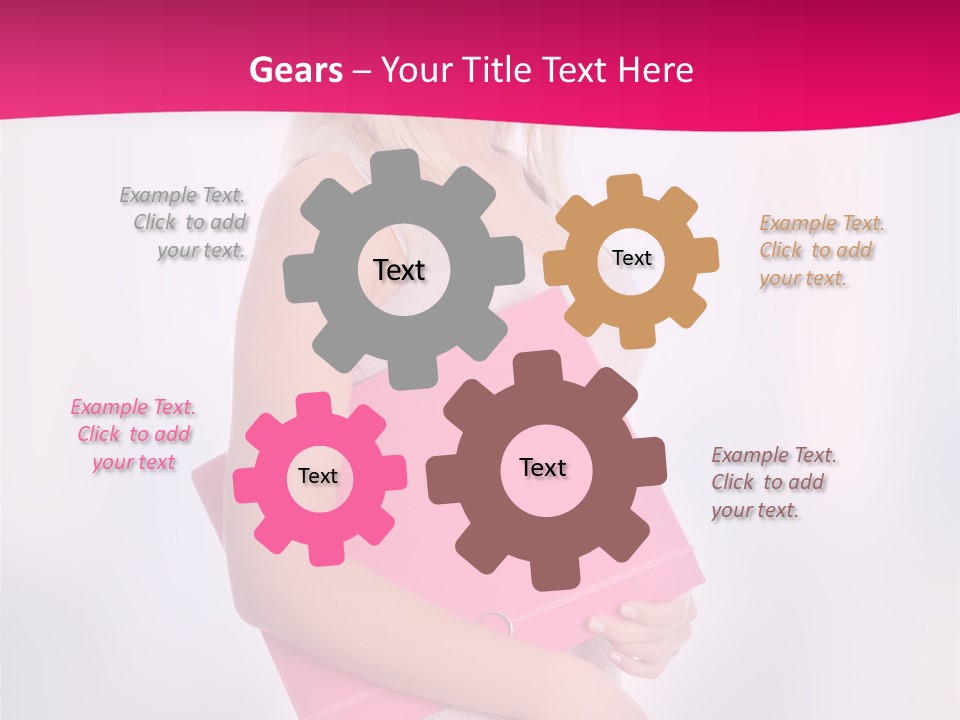 Student Girl PowerPoint Template