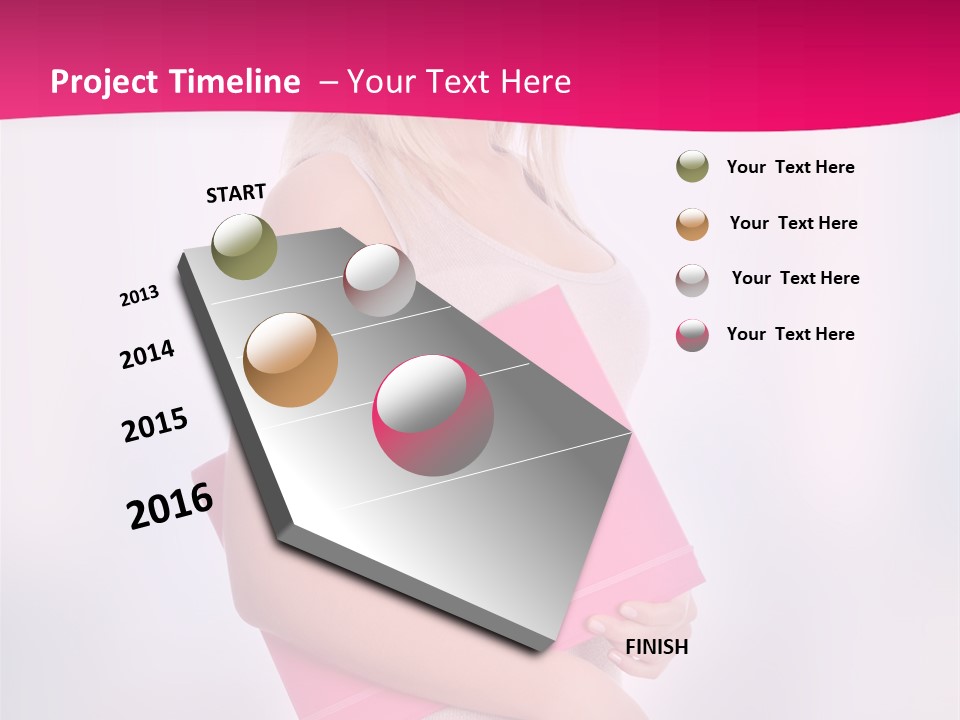Student Girl PowerPoint Template