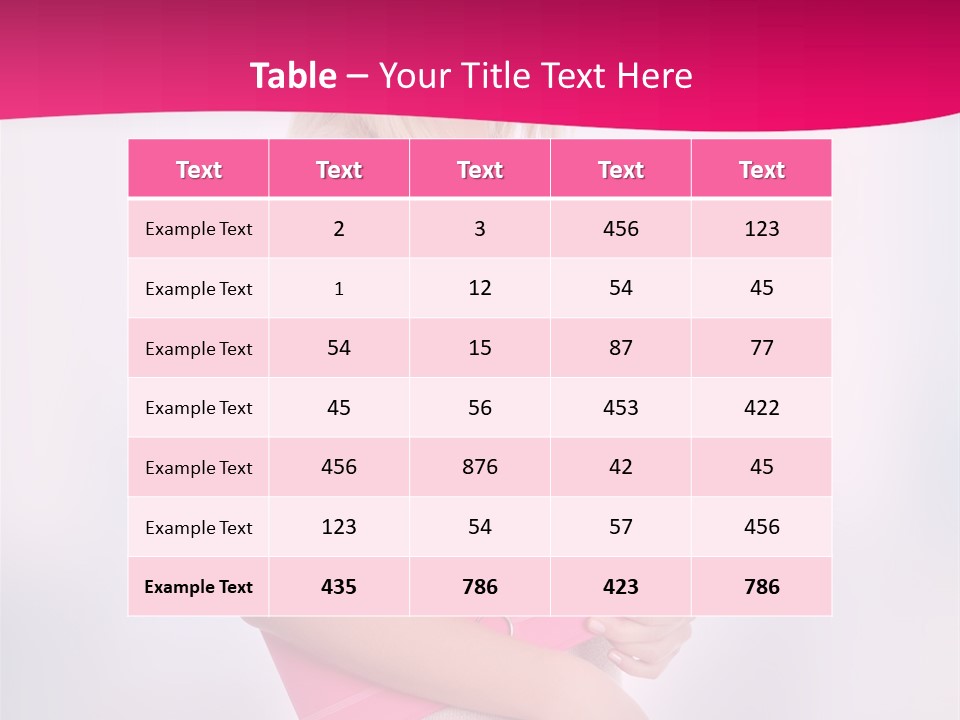 Student Girl PowerPoint Template