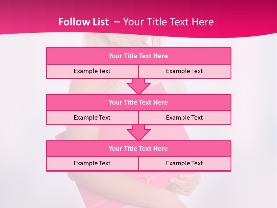 Student Girl PowerPoint Template