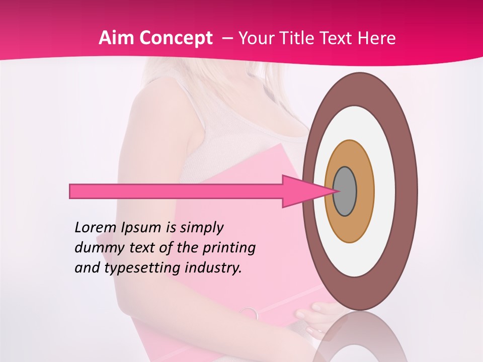 Student Girl PowerPoint Template