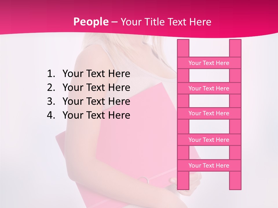 Student Girl PowerPoint Template