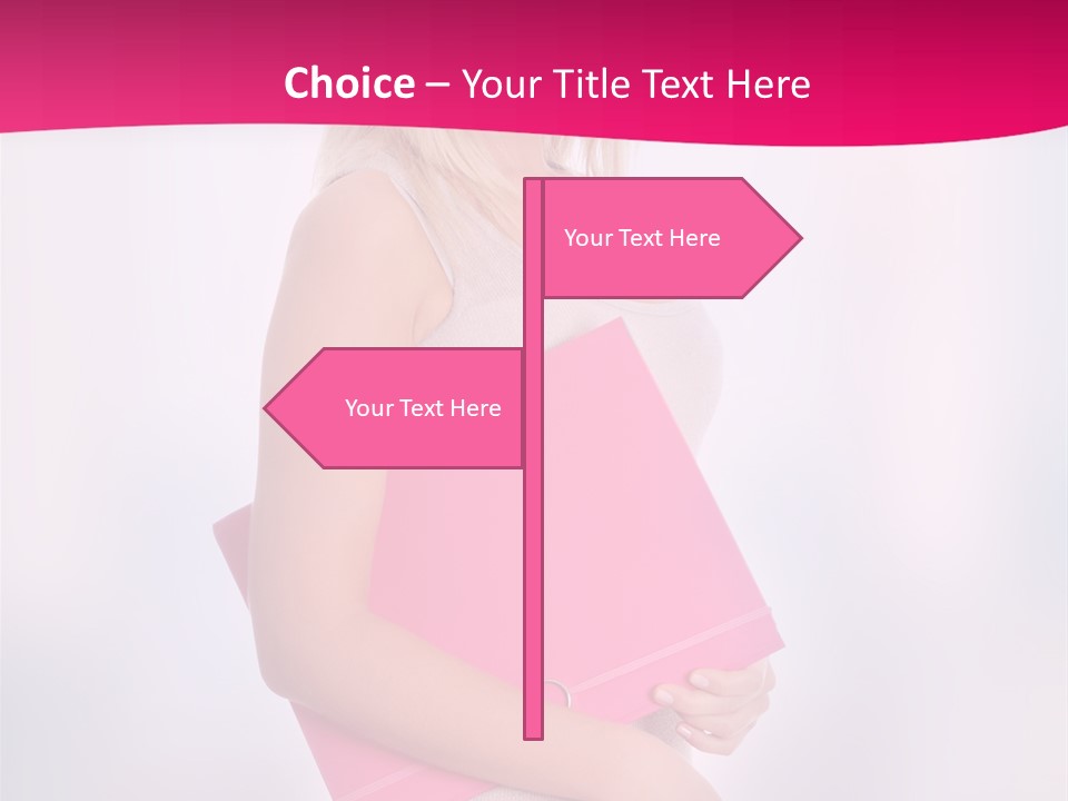 Student Girl PowerPoint Template