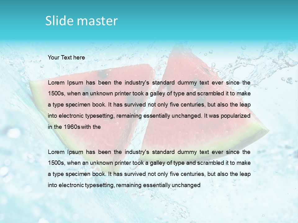 Watermelon PowerPoint Template