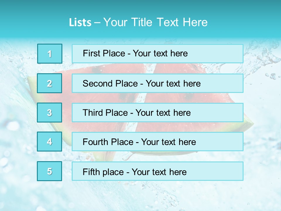Watermelon PowerPoint Template