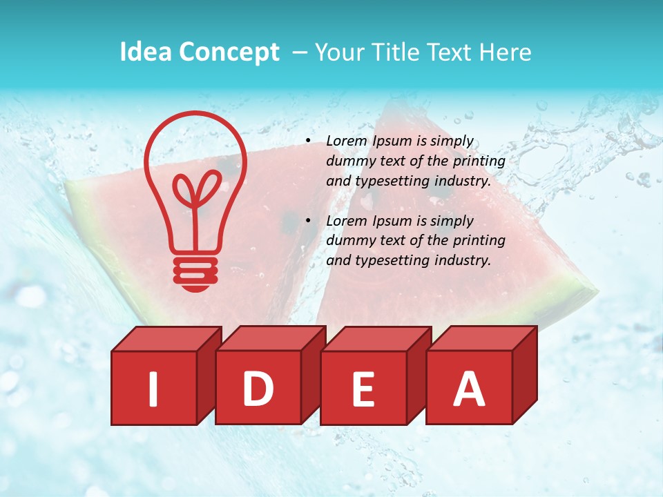 Watermelon PowerPoint Template