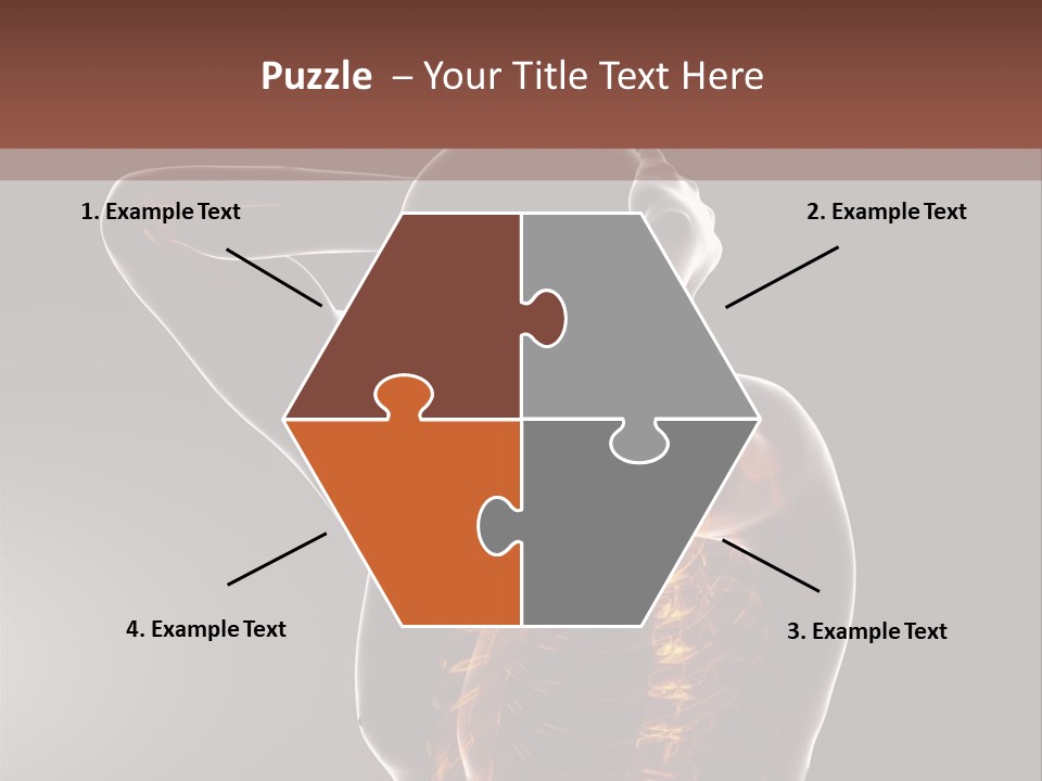 Male Body Backbone Scan PowerPoint Template