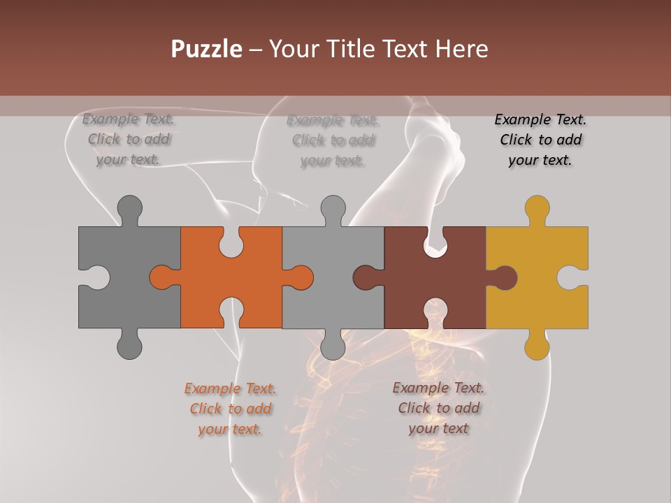 Male Body Backbone Scan PowerPoint Template