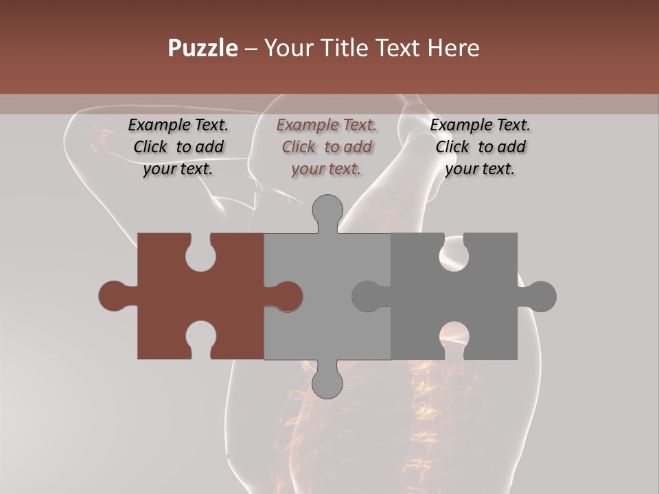 Male Body Backbone Scan PowerPoint Template