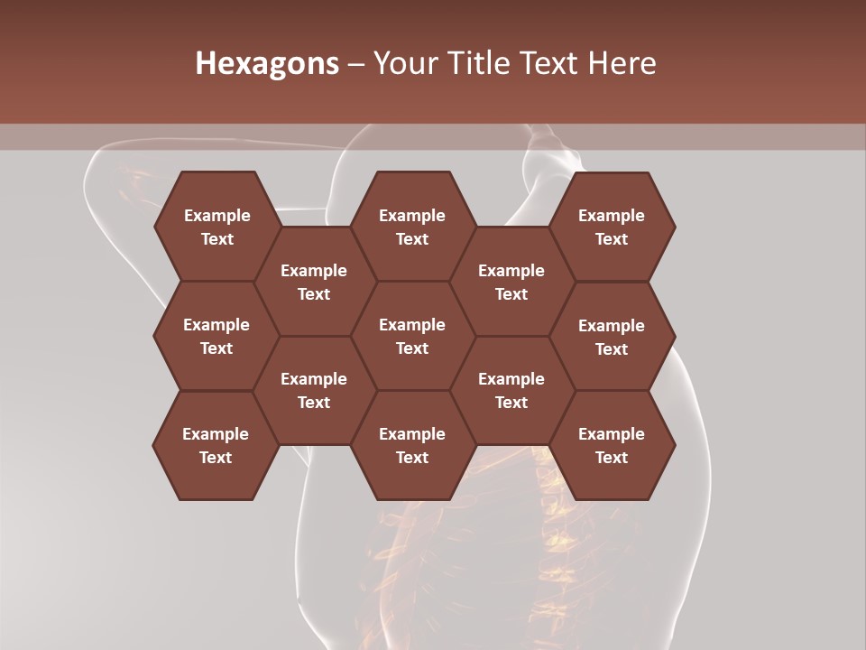 Male Body Backbone Scan PowerPoint Template