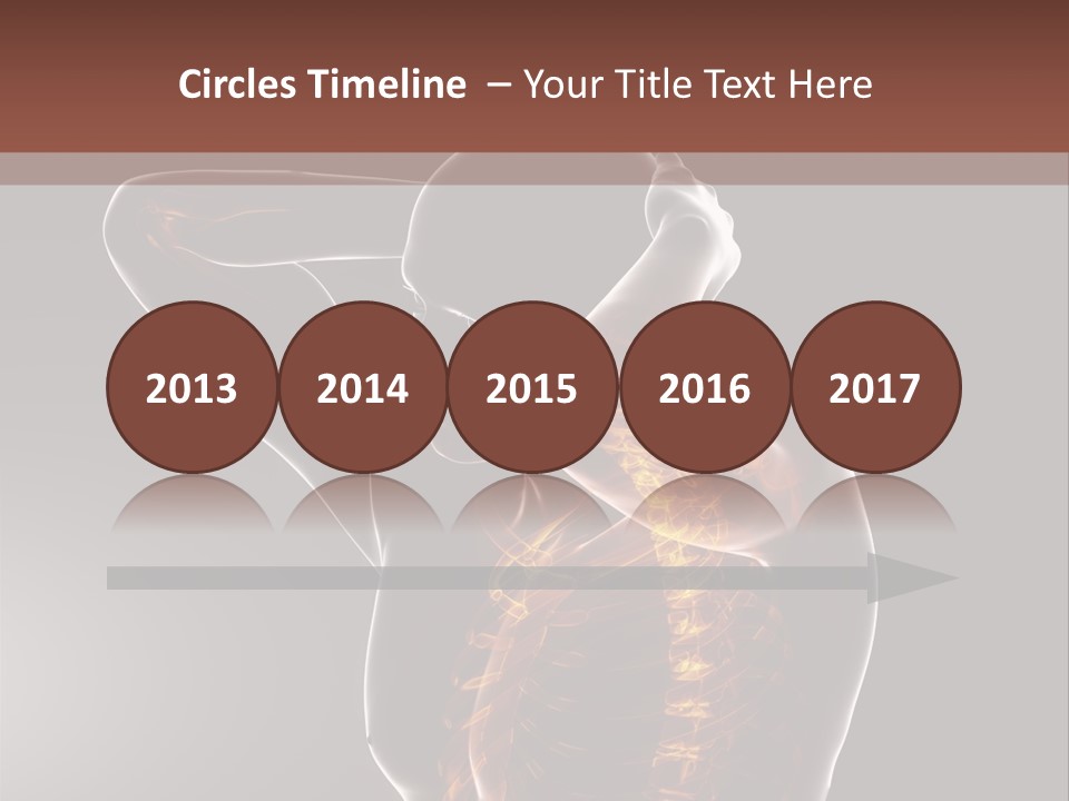 Male Body Backbone Scan PowerPoint Template