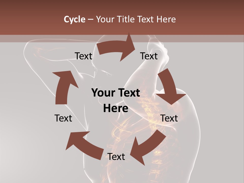 Male Body Backbone Scan PowerPoint Template