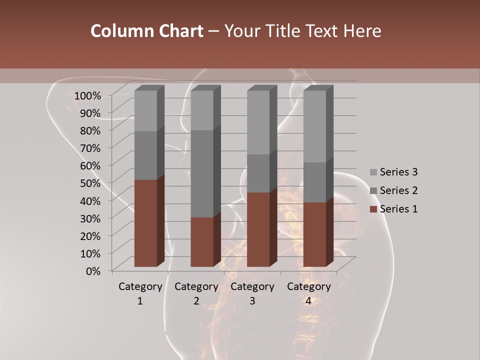 Male Body Backbone Scan PowerPoint Template