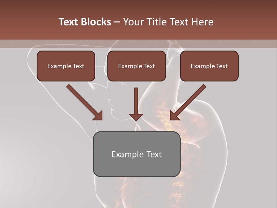 Male Body Backbone Scan PowerPoint Template