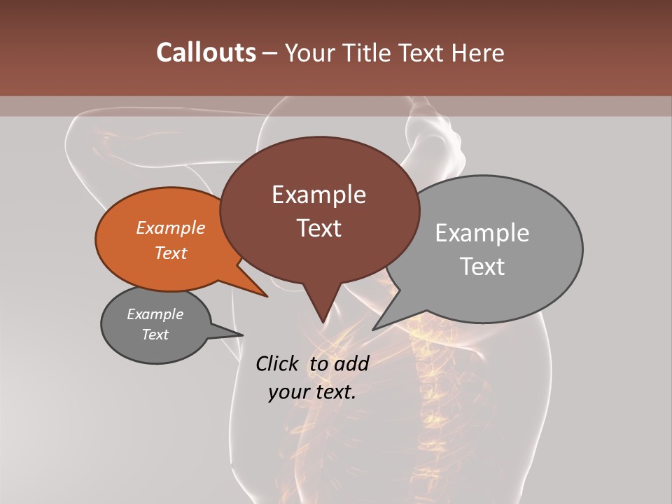 Male Body Backbone Scan PowerPoint Template