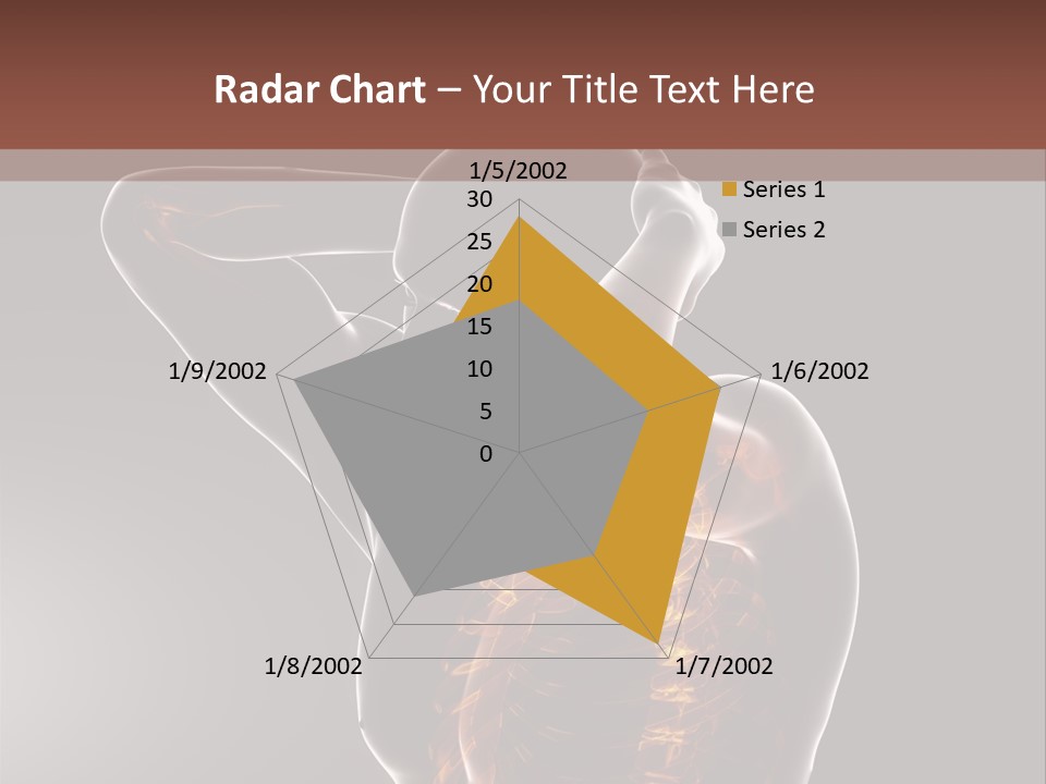 Male Body Backbone Scan PowerPoint Template