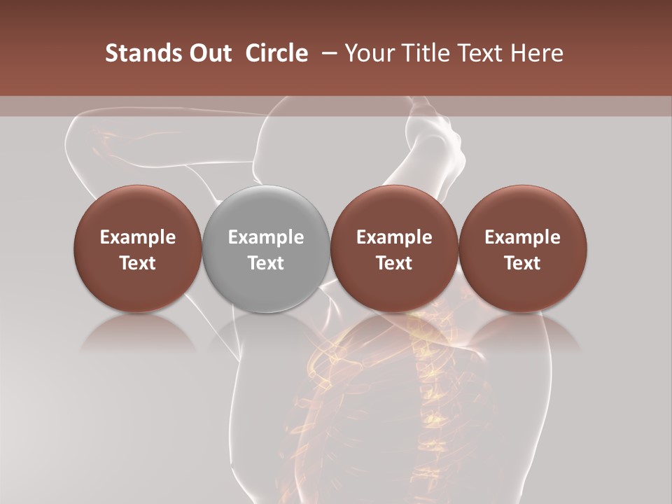 Male Body Backbone Scan PowerPoint Template