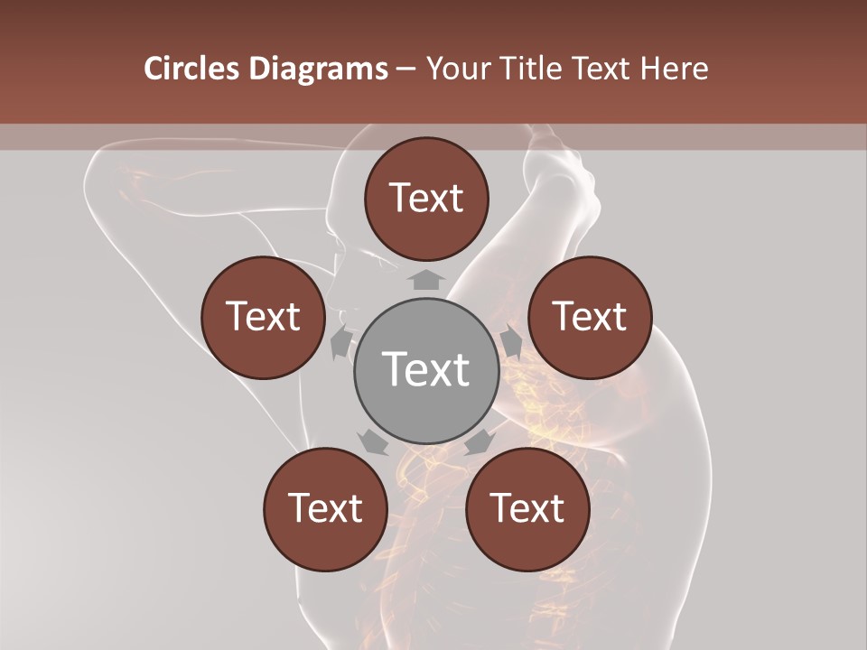 Male Body Backbone Scan PowerPoint Template