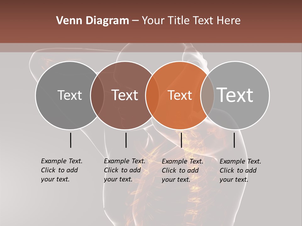 Male Body Backbone Scan PowerPoint Template