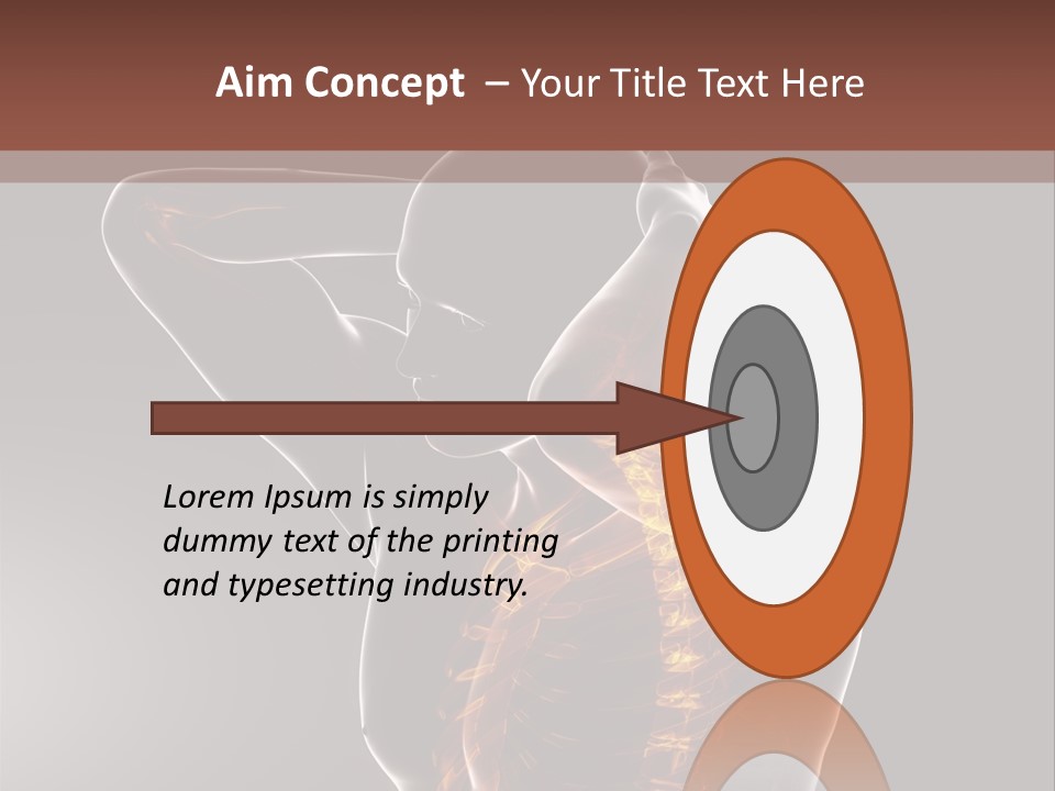 Male Body Backbone Scan PowerPoint Template