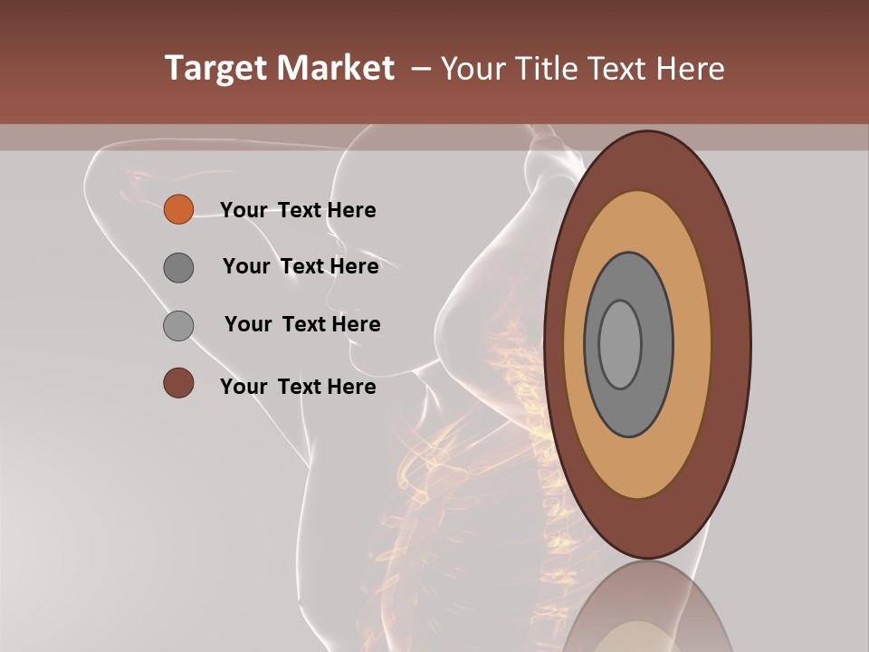 Male Body Backbone Scan PowerPoint Template