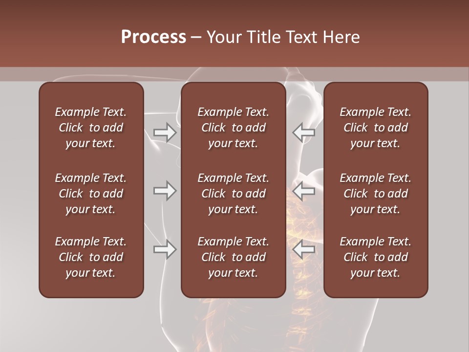 Male Body Backbone Scan PowerPoint Template