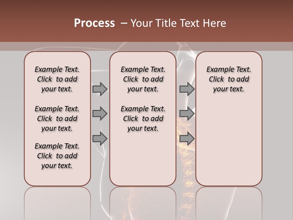 Male Body Backbone Scan PowerPoint Template