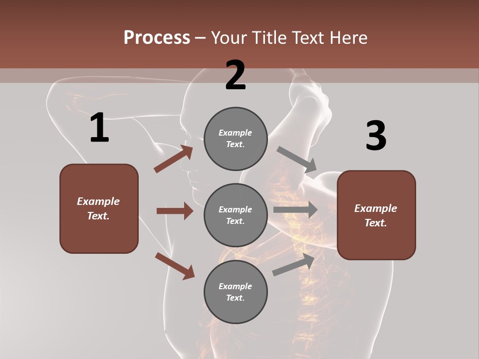 Male Body Backbone Scan PowerPoint Template