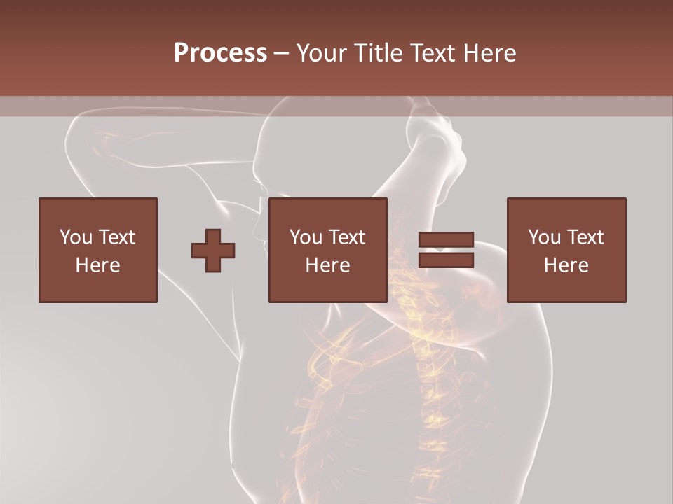 Male Body Backbone Scan PowerPoint Template