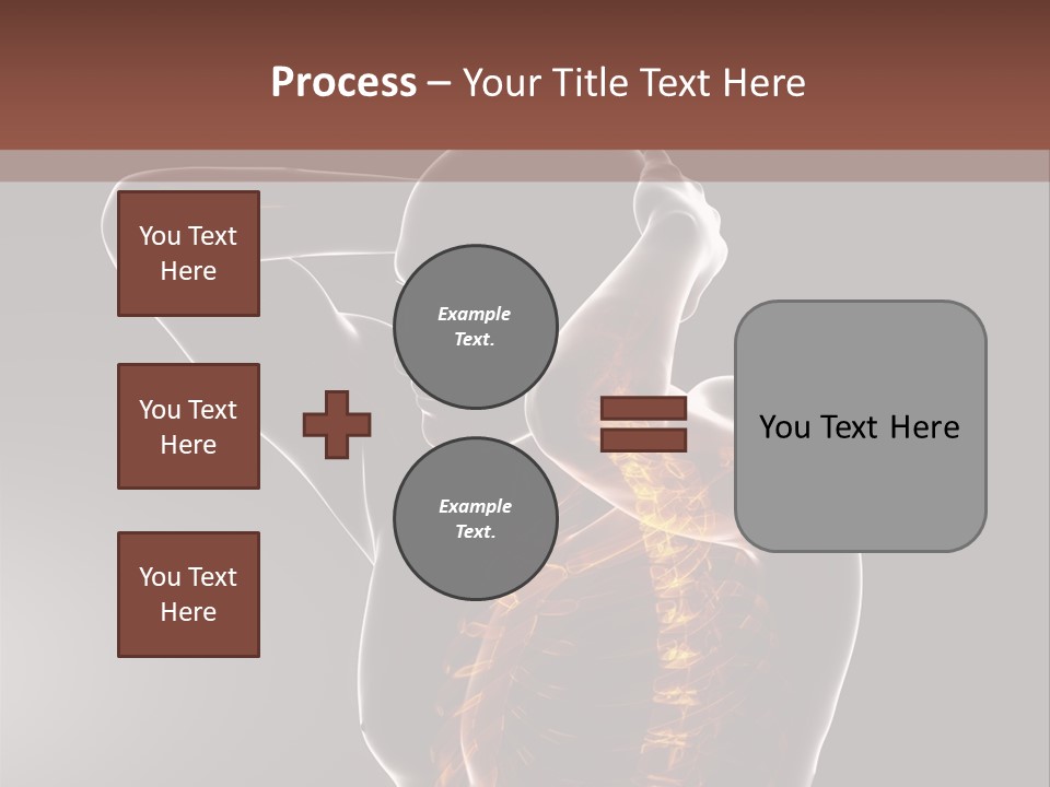 Male Body Backbone Scan PowerPoint Template