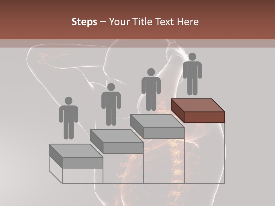 Male Body Backbone Scan PowerPoint Template